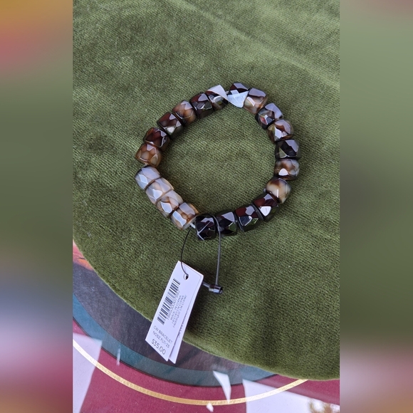 Chico's Brown and Black Beaded Bracelet - Picture 11 of 16